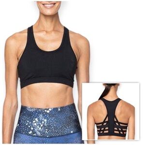 Whisper Blue Padded Yoga Sports Bra